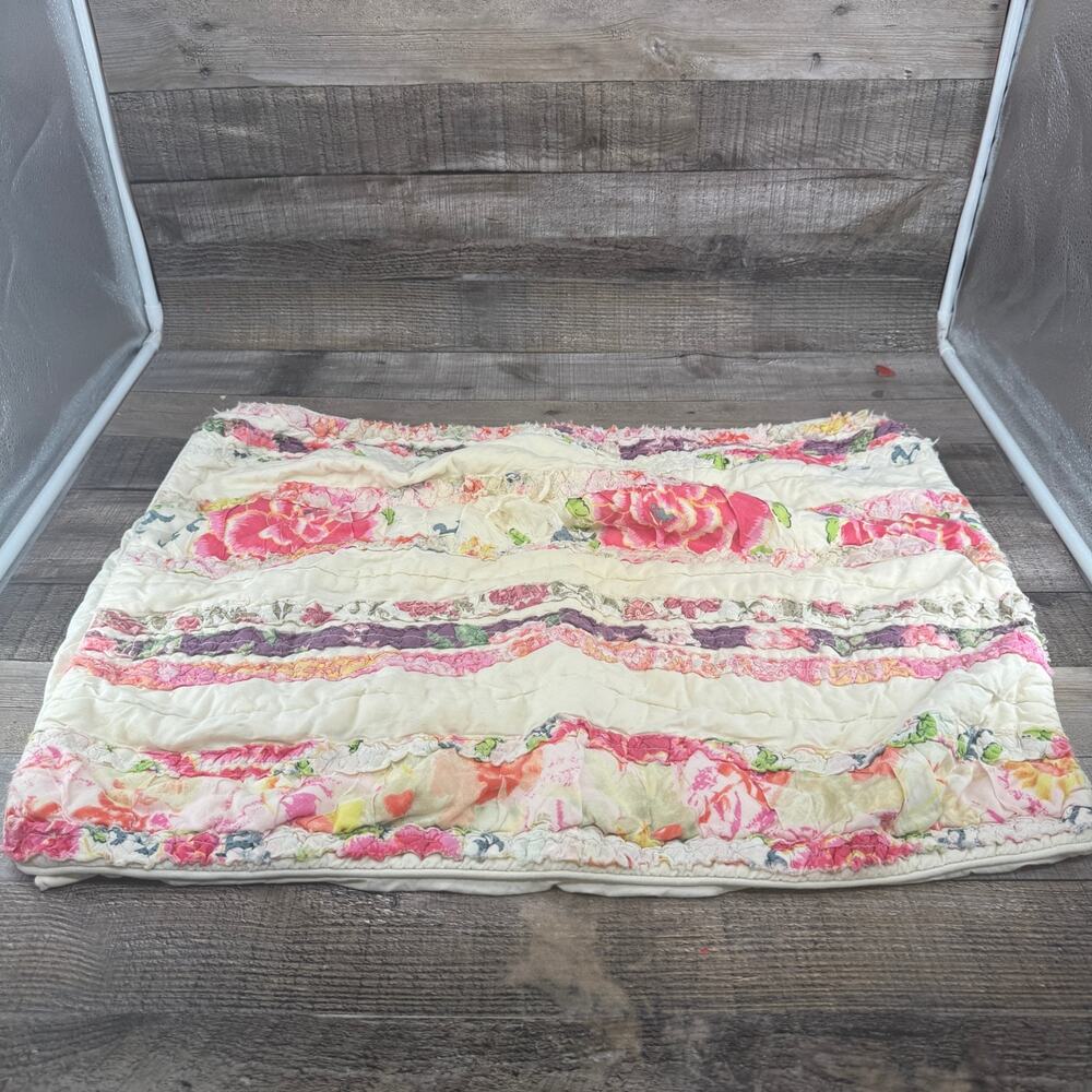 Vintage Style & Co Floral Rosey Pillow Case Standard Size